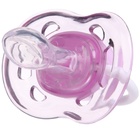 Соска - пустышка силиконовая ортодонтическая M&B, от 6 мес., с колпачком, фиолетовый - Фото 8