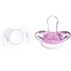 Соска - пустышка силиконовая ортодонтическая M&B, от 6 мес., с колпачком, фиолетовый - Фото 10