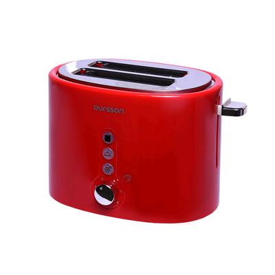 Тостер Oursson TO2110/RD, 800 Вт, 7 режимов прожарки, 2 тоста, красный