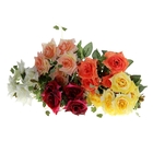 букет розы 30 см цвет микс - Фото 2