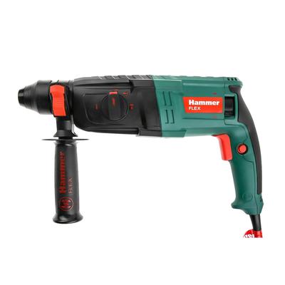 Перфоратор Hammer PRT800D, 800 Вт, SDS+, max d=26 мм, 1245 об/мин, 2.6 Дж, 3 режима, кейс