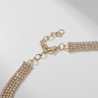 Колье-чокер «Симфония» с ромбом, цвет белый в золоте, 30 см - Фото 3