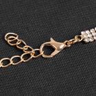 Колье-чокер «Симфония» с кольцом, цвет белый в золоте, 30 см - Фото 3