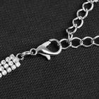 Колье-чокер «Симфония» с кольцом, цвет белый в серебре, 30 см - Фото 2