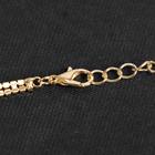 Кулон "Элегантность" нити, цвет белый в золоте, 30 см - фото 25672789