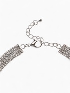 Колье-чокер «Симфония» блеск вечера, круг, цвет белый в серебре, 30 см - Фото 4