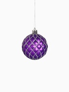 Ёлочные игрушки «Ларго», шары новогодние, d=6 см, набор 12 шт., фиолетовый - фото 7484932