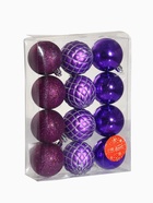 Ёлочные игрушки «Ларго», шары новогодние, d=6 см, набор 12 шт., фиолетовый - Фото 6