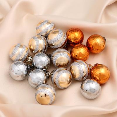 Набор шаров пластик d-3 см, 16 шт "Диско либре"