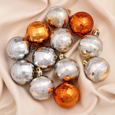 Набор шаров пластик d-4 см, 12 шт "Диско либре"