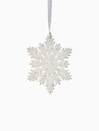 Ёлочная игрушка «Зимнее волшебство. Морозная снежинка», 13 см, белый - Фото 5