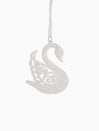 Ёлочная игрушка «Зимнее волшебство. Лебедь», 9×10.5 см, белый - Фото 4