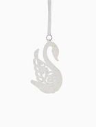 Ёлочная игрушка «Зимнее волшебство. Лебедь», 9×10.5 см, белый - Фото 5