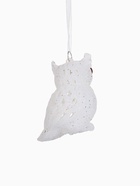 Ёлочная игрушка «Зимнее волшебство. Снежная сова», 6×10 см, белый - Фото 7