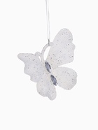 Ёлочная игрушка «Зимнее волшебство. Морозная бабочка», 10.5×10 см, белый - Фото 5