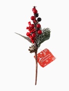 Еловая ветка декоративная «Зимнее волшебство. Очарование», 17 см (комплект 3 шт) - фото 59762403