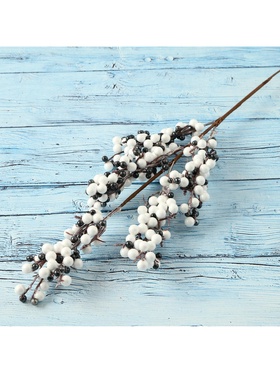 Еловая ветка декоративная «Зимнее волшебство. Очарование», 55 см