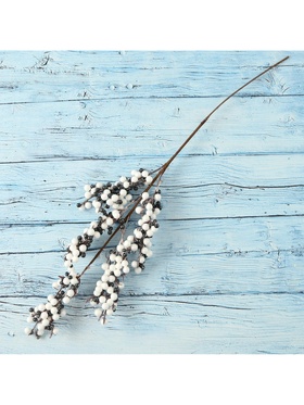 Еловая ветка декоративная «Зимнее волшебство. Очарование», 55 см