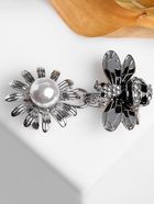 Зажим для кардигана «Пчела», пришивной, цвет чёрно-белый в серебре - Фото 6