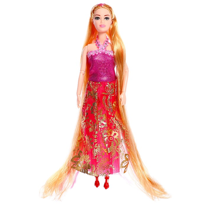 Кукла-модель шарнирная «Лида» в платье, МИКС - фото 1907130440
