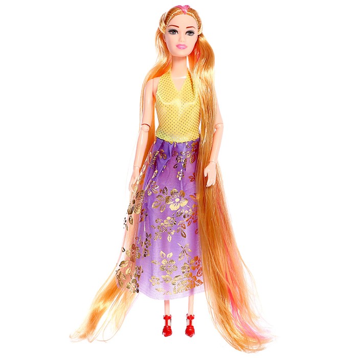 Кукла-модель шарнирная «Лида» в платье, МИКС - фото 1907130442