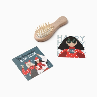 Набор новогодний подарочный «Этель. Warm winter wishes» полотенце и аксессуары
