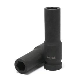 

Головка торцевая Partner PA-4458509, ударная, 6-ти гранная, глубокая, 1/2", 9 мм