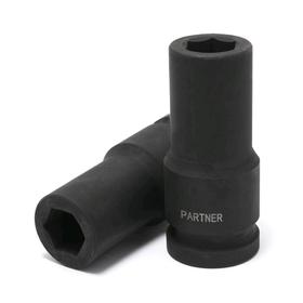 

Головка торцевая Partner PA-46510065, ударная, 6-ти гранная, глубокая, 3/4", 65 мм