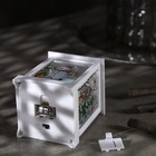 Светодиодная фигура «Фонарь со снеговиком» 6 × 13 × 6 см, пластик, батарейки AG13х3 (в комплекте), свечение тёплое белое - Фото 3