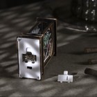 Светодиодная фигура «Фонарь с Дедом Морозом» 7 × 13 × 3.5 см, пластик, батарейки AG13х3 (в комплекте), свечение тёплое белое - Фото 3