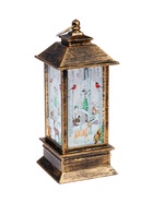 Светодиодная фигура «Фонарь с оленем» 5.5×13×5.5 см, пластик, батарейки AG13×3 (в комплекте), свечение тёплое белое 4843952