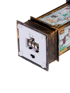 Светодиодная фигура «Фонарь с оленем» 5.5×13×5.5 см, пластик, батарейки AG13×3 (в комплекте), свечение тёплое белое 4843952