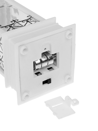 Светодиодная фигура «Камин с носками» 5.5×13×5.5 см, пластик, батарейки AG13×3 (в комплекте), свечение тёплое белое