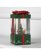 Светодиодная фигура «Подарок зелёный» 10×19×10 см, пластик, от батареек ААх3, USB, свечение тёплое белое - Фото 6