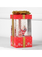 Светодиодная фигура «Подарок красный» 10×19×10 см, пластик, от батареек ААх3, USB, свечение тёплое белое - Фото 6