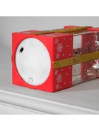 Светодиодная фигура «Подарок красный» 10×19×10 см, пластик, от батареек ААх3, USB, свечение тёплое белое - Фото 7