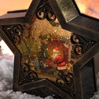 Светодиодная фигура «Дед Мороз с подарками» 26 × 26 × 7 см, пластик, батарейки ААх3 (не в комплекте), свечение тёплое белое - Фото 3