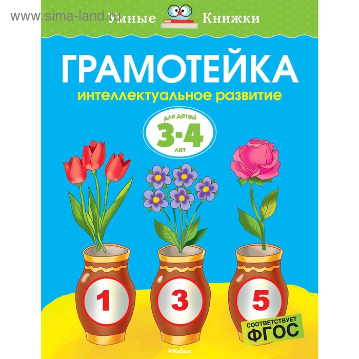 Грамотейка. Интеллектуальное развитие детей 3-4 лет. Земцова О.Н.