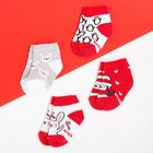 Набор новогодних детских носков Крошка Я "Winter", 4 пары, 6-8 см - Фото 2