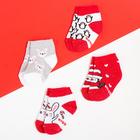 Набор новогодних детских носков Крошка Я "Winter", 4 пары, 10-12 см - Фото 2