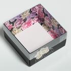 Коробка для кондитерских изделий с PVC крышкой Present for you, 11.5 х 11.5 х 6 см - Фото 3