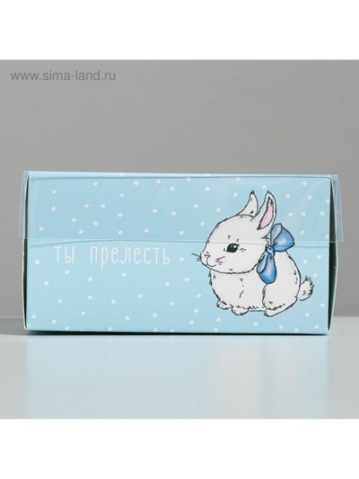Коробка под бенто-торт с PVC крышкой, кондитерская упаковка, «Ты прелесть», 12 х 6 х 11,5 см