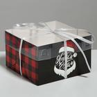 Коробка для капкейка «С Новым годом!», 16 х 16 х 10 см - Фото 1