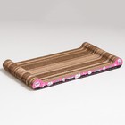 Когтеточка из картона PRR MEOW, 45 × 22 × 4.5 см 5099785 - фото 16239635