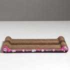 Когтеточка из картона PRR MEOW, 45 × 22 × 4.5 см 5099785 - фото 16239638