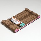 Когтеточка из картона PRR MEOW, 45 × 22 × 4.5 см 5099785 - фото 16239639
