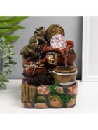 Фонтан настольный с подсветкой «Слоны и китайская монета», 20.5×14×11 см - Фото 4