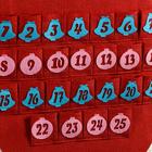 Адвент-календарь "Рождественский Дед Мороз" (с 1 по 25 декабря), 25 карманов, 88×47 см - Фото 2