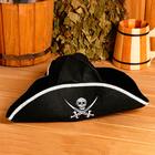 Шапка для бани "Шляпа Пират" - фото 4595627