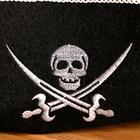 Шапка для бани и сауны «Пиратская шляпа», полиэстер, шерсть, чёрная, «Добропаровъ» - Фото 3